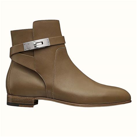 brown hermes boots